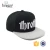 Import Acrylic &amp leather 5-panel snapback hat Wool Flannel Metal Label Caps Wholesale suede embossed from China