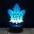 Acrylic Toronto Maple Leaf 3D Night Light 7 Colors Change USB Lamp Touch Sensor Nightlight