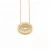 Import Adjustable brass zircon micro pave gold 18K plated chain jewelry initials letter necklace women from China