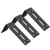 Import Adjustable Security Door Barricade Bracket Open Bar Iron L Bracket for Door/Gate Steel Angle Structure with Shelf Bracket from China