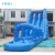 Import Adult popular amusement blue inflatable water wave slide with double slip and pool from China
