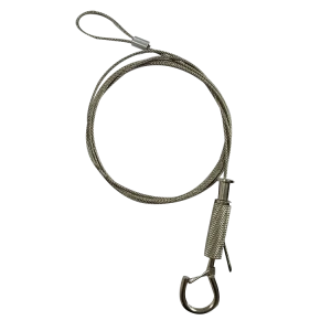 advanced safety spring tool lanyard with self-locking device hooks / clips /suspension kit for panel lighting