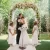 Import Aerwo Iron Wedding Arches Frame Decoration Backdrop Pergola Garden Flower Stand Removable White DIY Balloon Wedding Arch from China