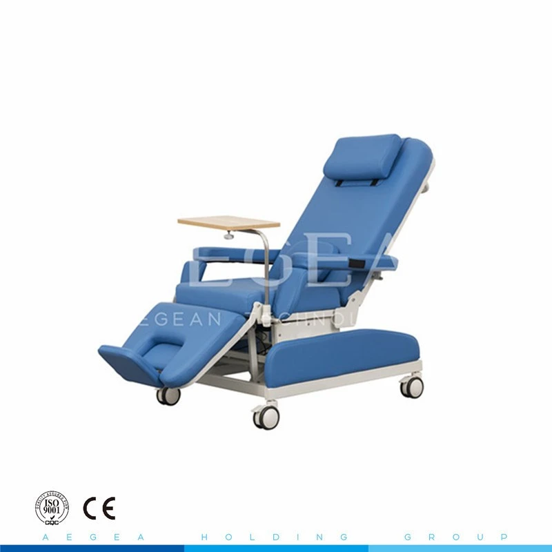 AG-XD205 manual mechanical control reclining hospital patient blood dialysis chair