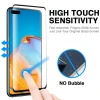 Against oil Oleo-phobic Ultra Smooth 0.33mm 0.25D 9h cellphone tempered glass screen protector for Huawei P40 P30 Pro Pro+ RS