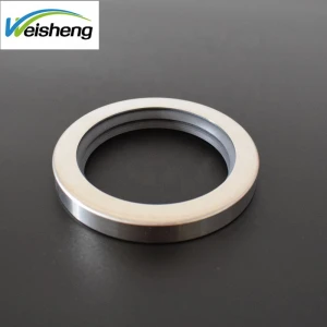 Air compressor Carbon filled ptfe single lip double lips seal stainless steel ptfe seal rotary oil seal