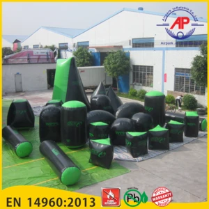 Airpark sport game inflatable obstacle paintball bunker
