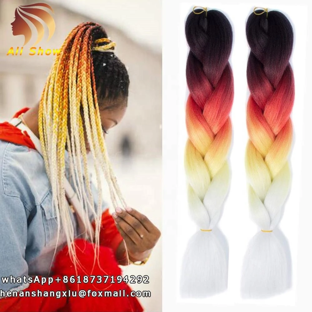 Buy Ali Show Box Braids Hair Synthetic Hair Weaves Synthetic