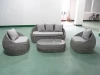 aluminium rattan/wicker garden sofa set
