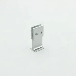 Aluminum Alloy Baffle U Type Screen Holder Desktop Support Glass Clip Desk Partition Clamp Accessories