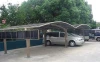 Aluminum frame carport vehicles shield for public with solid PC roof