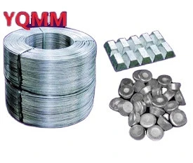Aluminum titanium boron AlTiB  AlTi5B1 cored wire coil aluminum master alloy ingot