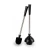 Import Amazon best selling silicone toilet plunger and brush set with holder from China