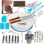 Amazon Christmas cupcake baking fondant tools cake decorating  nozzles  turntable stand tip molds set items tools supplies kit