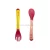 Amazon Colorful Temperature-sensing Silicone Baby Spoon and Fork