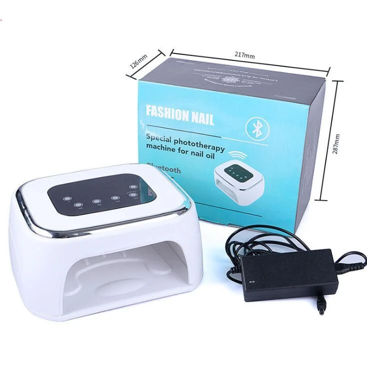 Amazon explosion model high-power 99w bluetooth music nail phototherapy lamp M1 bluetooth speaker nail dryer