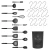 Import Amazon Hot-sale Stainless Steel Silicone Gadgets Kitchen tools Utensil Set from China