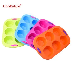 Amazon hotdishwasher safe silicone cake tools spatula brush muffin pan tray bakeware set for baking