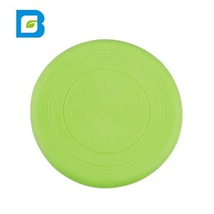 Amazon sale soft folding safety outdoor dog play toy silicone flying disc