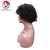 Import Angelbella Short Curly Wig Natural Black Full Density Machine Made Human Hair Wigs for Black Woman Kinky Curly Wig from China