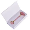 Anti-aging 100% Natural Jade Stone-Lymphatic Drainage,Wrinkle,Puffiness,Therapy with Magnetic Case Jade Roller for Face