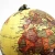Import Antique colourful pattern metal world globe from China