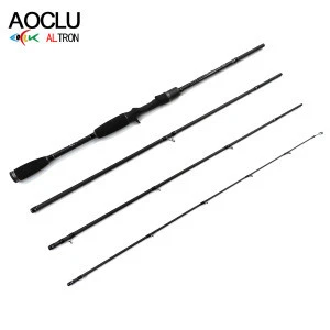 AOCLU qualified Fishing Rod IM7 100% 30T carbon 4 Sections 7&#39; spinning and Baitcasting styles For Saltwater/Freshwater Fishing