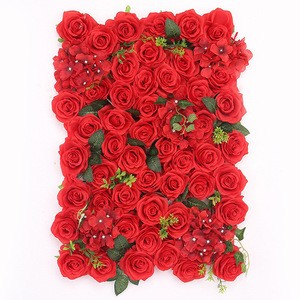 Artificial Mix Color Wedding Roll Up Flowerwall Backdrop For Wedding Flower Wall Artificial Flower Decorative Flowers