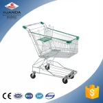 Asian Style Supermarket Shopping Trolley with High Quality