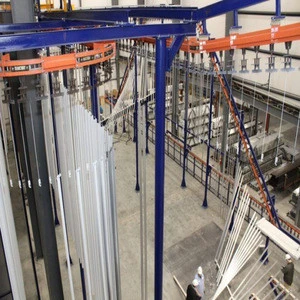 Auto powder coating line for aluminum profiles with CE