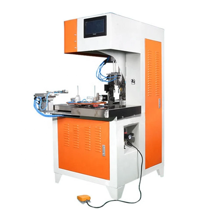 Automatic cable coil winding and binding machine