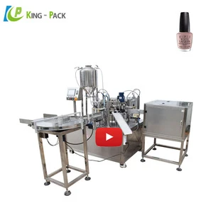 Automatic nail polish gel polish small bottle  filling and capping machine