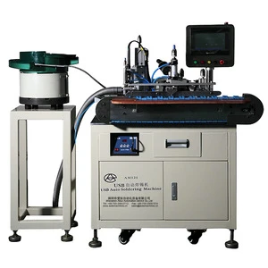Automatic usb cable soldering machine