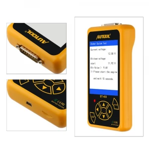 AUTOOL BT460 Car Battery Tester 12V 24V Heavy Duty Auto Battery Test Analyzer Multi-Languages Vehicle Cell Testing Repair Tools