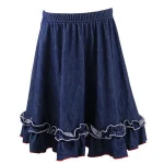 Baby dress Summer kids boutique Skirt Wholesale Price OEM Factory Supplier in China Light color denim girls skirt
