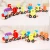 Import Baby Montessori Wood Train Toy Figure Model Toy with Number Pattern 0~9 Blocks Educational kids Wooden Toy children gifts from China
