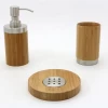 Bath Brushes Bamboo Bathroom Accessories Sets Factory Wholesale 4 Piece All-season 1000pcs Natural Traditional,classic