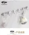 Import Bathroom Robe Hook 5 Hooks Stainless Steel Hanger Towel Hat Coat Clothes Wall Mounted Hook Hanger JY-123 from China