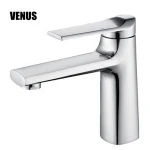 Bathroom sanitary modern hot cold water tap mixer basin faucet