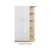 Import Bedroom Furniture Wooden sliding cabinet organizer design clothes wardrobe storage from China