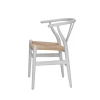 Beech wood white color Y back dining room chair from China manufacturer