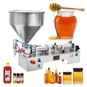 Bespacker Semi Auto Pneumatic Piston Liquid Filler Cream Lotion Wine Vinegar Coffee Oil Honey Tomato Sauce Filling Machines