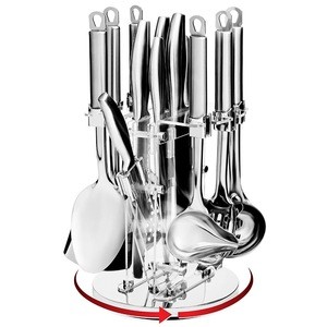 Best Choice Products 13-Piece Stainless Steel Kitchen Accessories Utensils Knife Set-kitchen utensils cooking tools