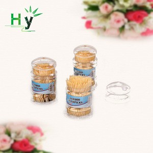 Best price eco-friendly bamboo tooth stick with toothpick holder