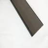 Best Rigid PVC Plastic Black Price Label Holder for Store&amp;Supermarket Equipment
