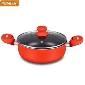 Best Selling  German Die-cast Non-stick Casserole with Glass Lid