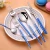 Import Best Selling International 410 Stainless Steel Flatware Spoon Fork Gift Box Cutlery Set from China