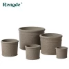 Best-selling machine-made outdoor flower stone cement vertical planter pot