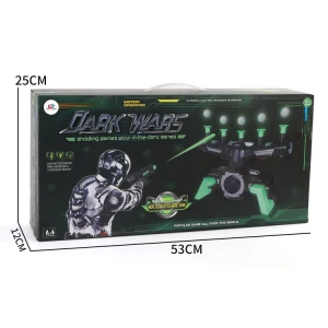 Best Selling Plastic Kids Electric Toy Gun Floating Target Shoot Game Shooting Soft Bullet with Music For boys