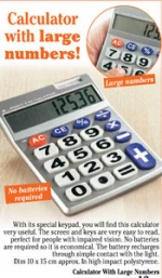 big button solar calculator/calculator with large numbers/solar calculator for elderly